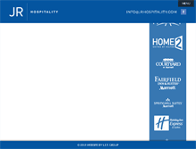 Tablet Screenshot of jrhospitality.com